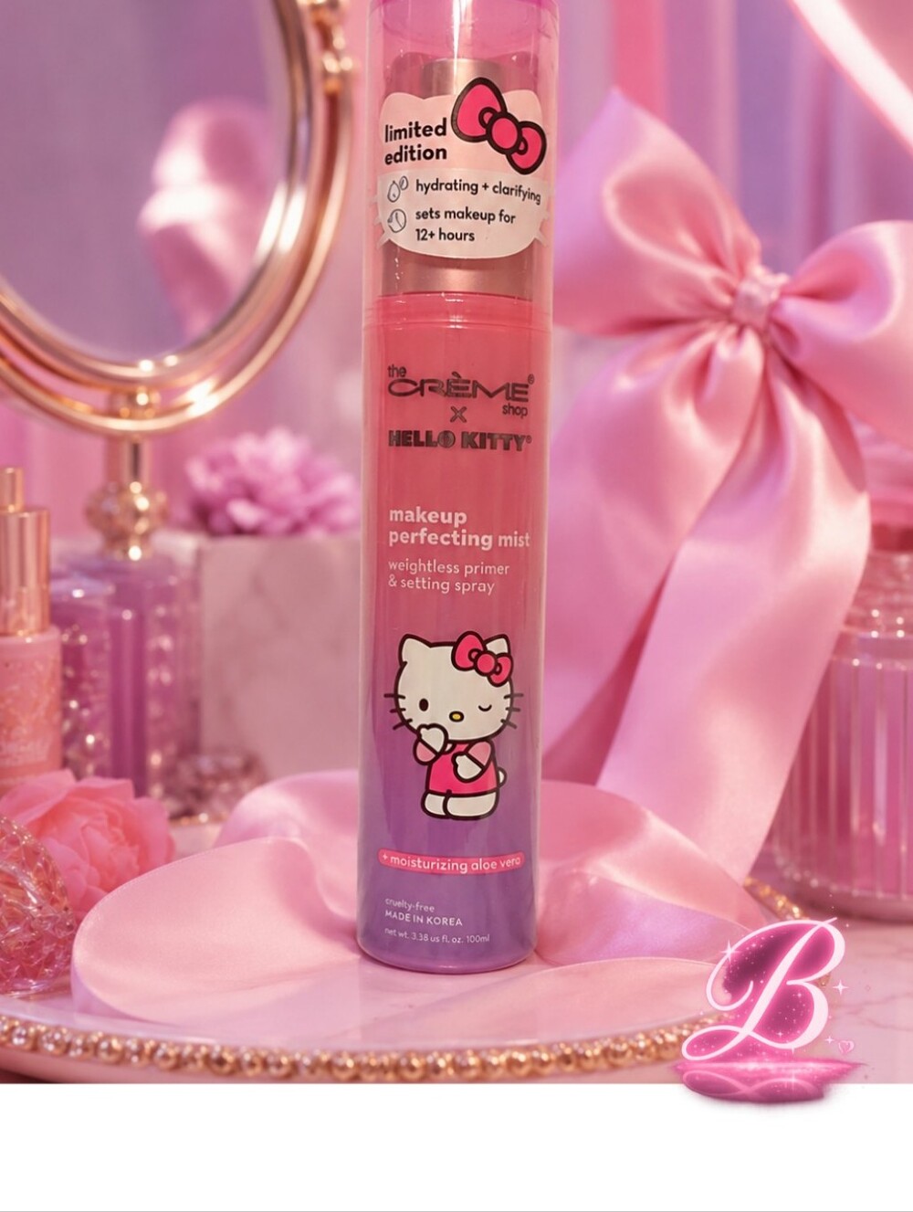 💖3/$25 The Creme Shop Hello Kitty Makeup Perfecting Mist
